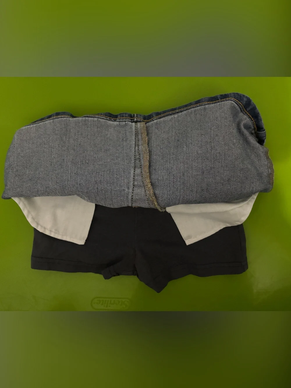The Children's Place Dark Blue Denim Mini Skirt